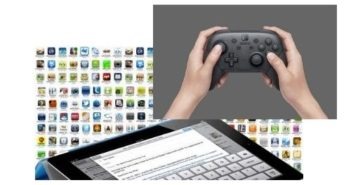 Applications tablette enfant. Panel d'images d'applications pour tablette tactile enfant.