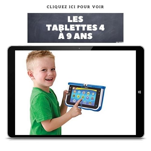 Meilleure tablette tactile enfant à partir de l'âge de 2 à 5 ans