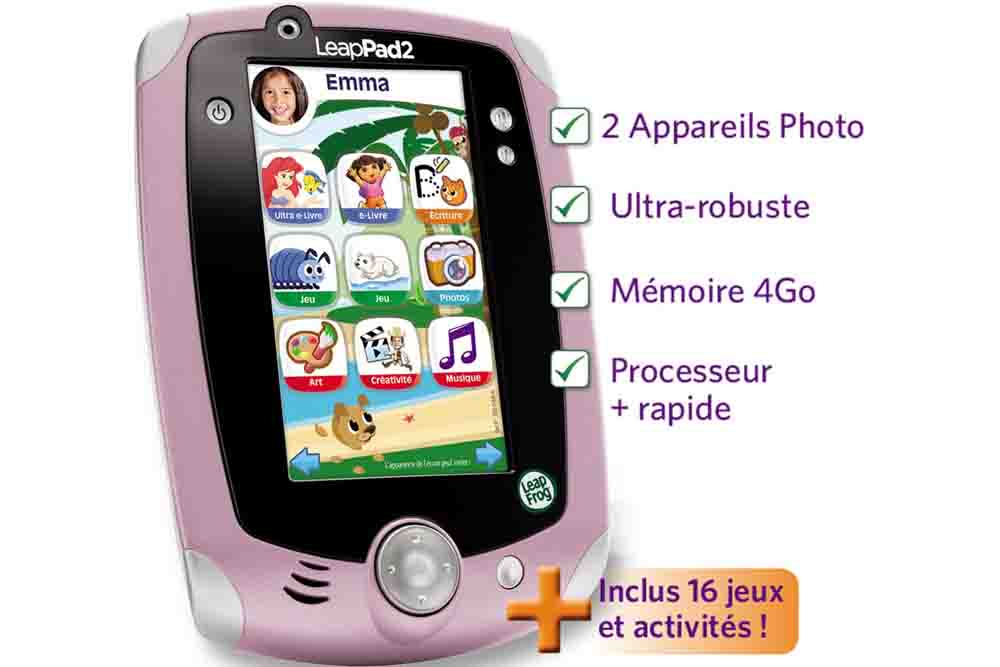 Tablette tactile enfant Leappad contenu